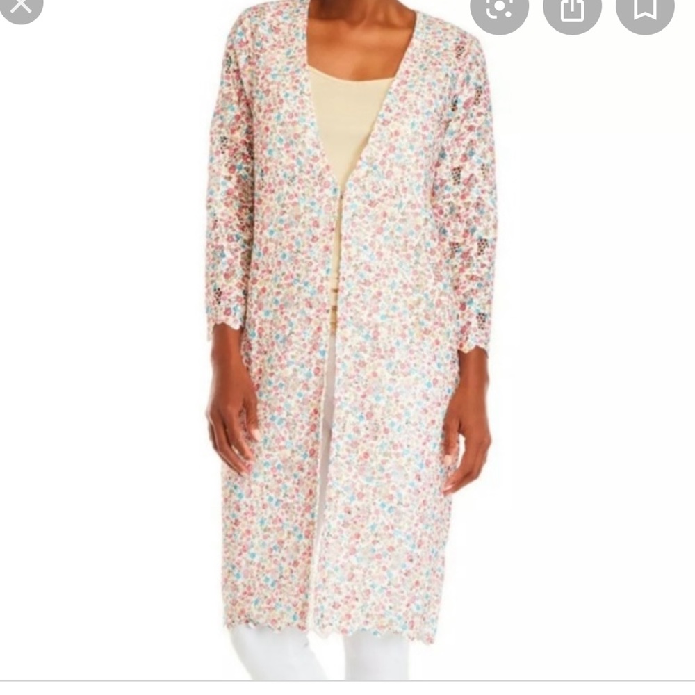 Catherine Malandrino Floral Duster